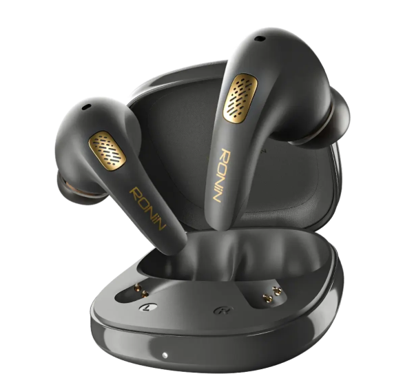 Ronin Pebble R-7130 Earbuds with 25dB ANC, Quad-Mic ENC & 13mm Drivers